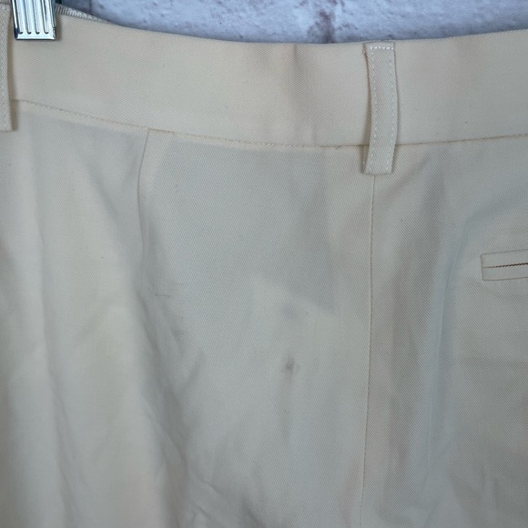 Emporio Armani Cream Flowy Trouser Pant Size 6 - Picture 7 of 8